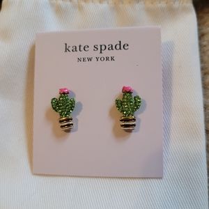 NWT Kate Spade Cactus earings